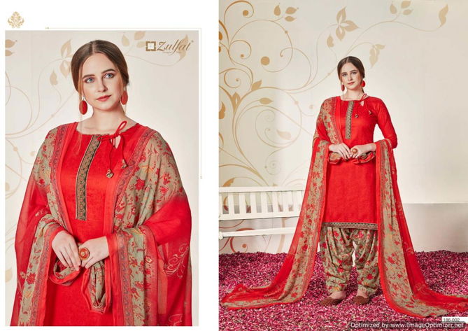 Zulfat Husna E Patiala 2 Heavy Jam Cotton Jacquard Dress Material